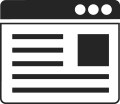 Web browser icon