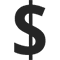 dollar sign icon