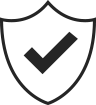 Shield with checkmark icon